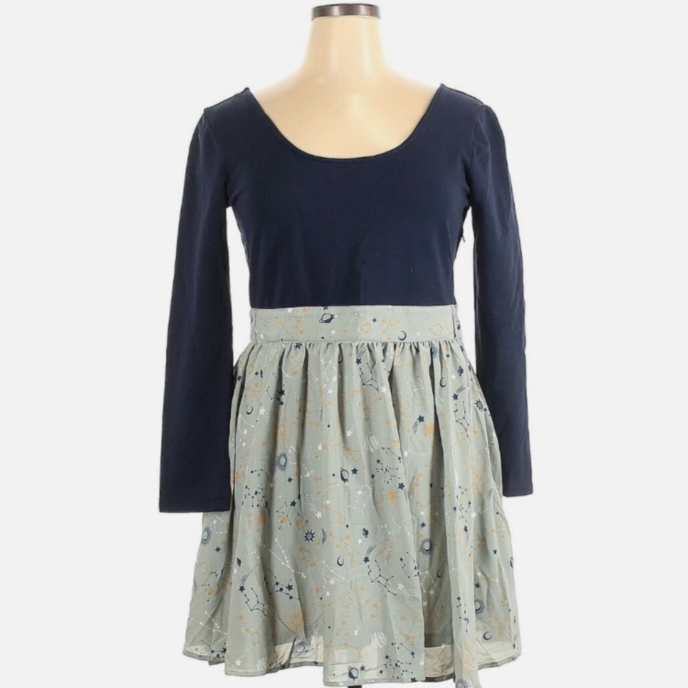 Celestial Constellation Belted Party Dress